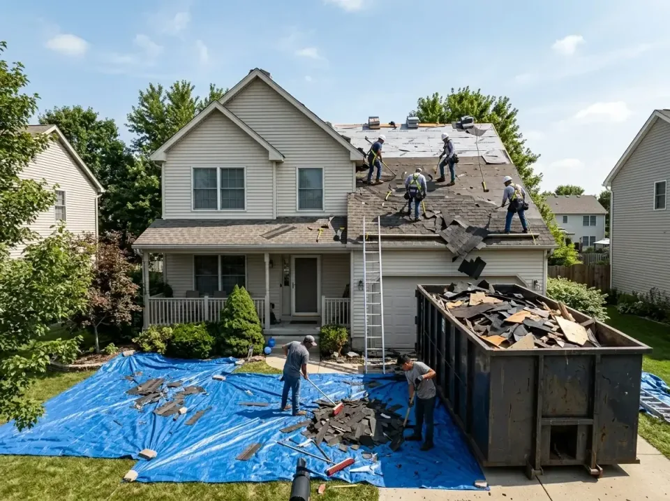 roof-replacement-debris-remova-004 — frequently asked questions, Cheapest Dumpster Rentals in Deatsville, AL